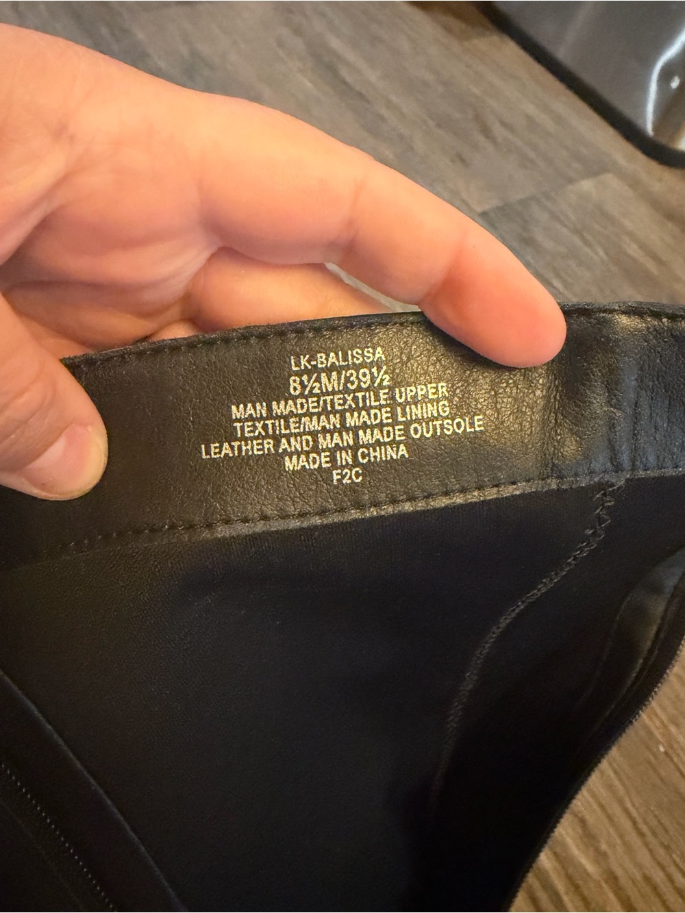 Women’s Lucky Brand Black Balissa Leather 90s Minimalist Tall Boots Size 8.5 M - Picture 4 of 9